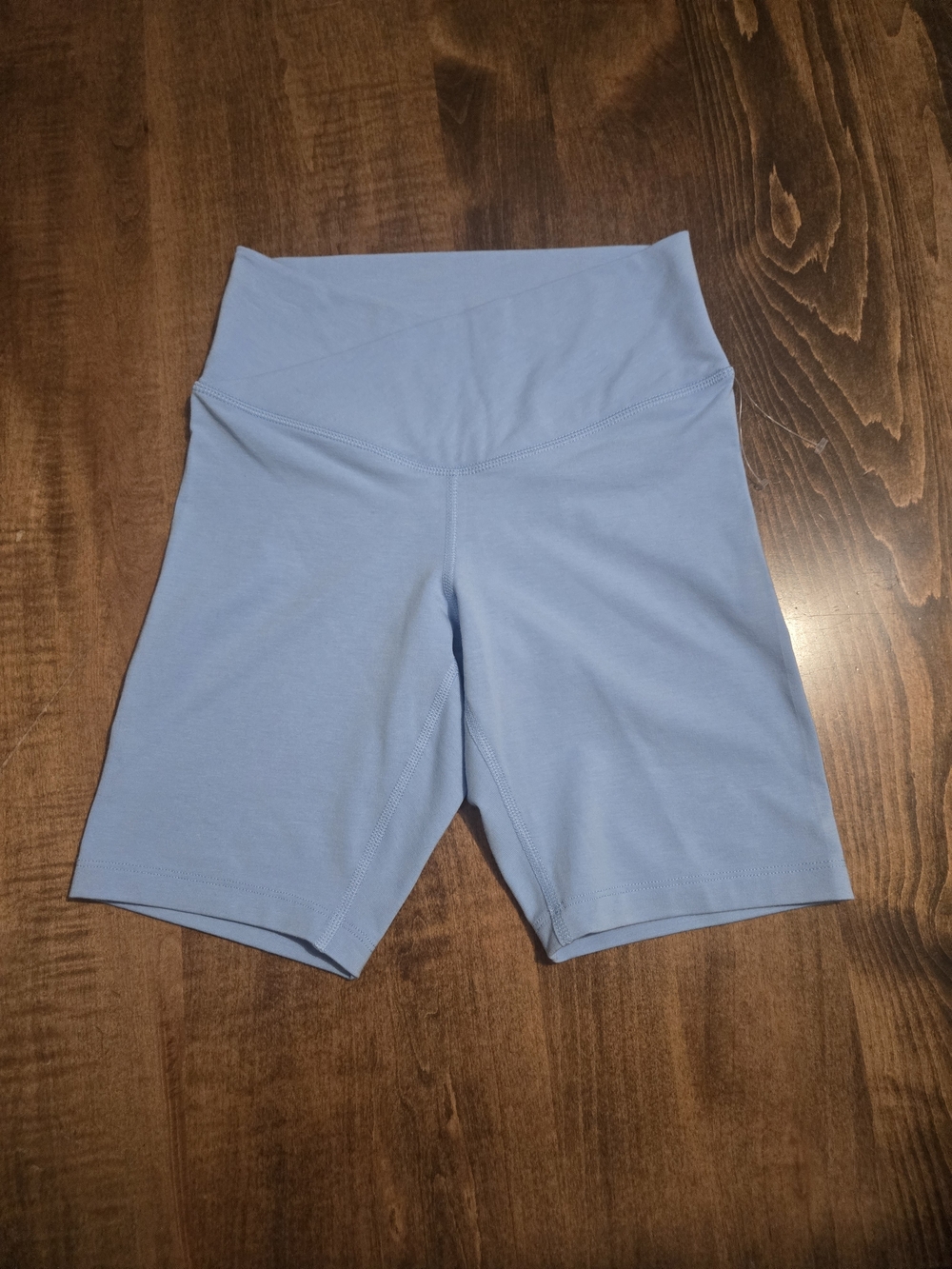 Old Navy Extra High-Rise Light Blue Bike Shorts